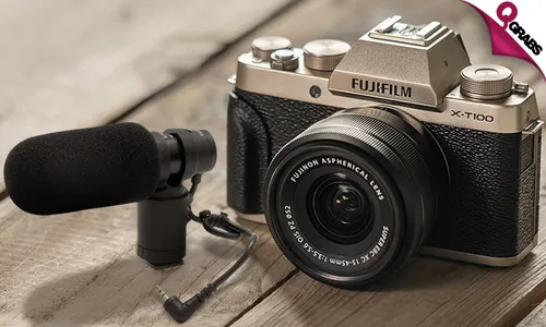 Fujifilm X-T100 Mirrorless Digital Camera with ST1 Microphone!